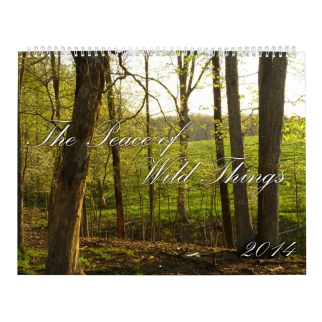 Paz 2014 del calendario salvaje de las cosas (Tapa)