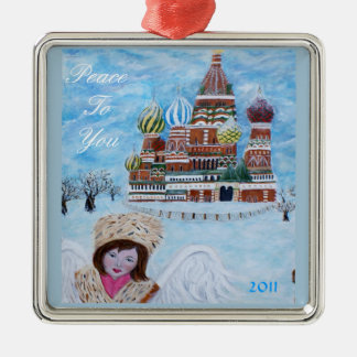 Paz a usted ornamento del ángel