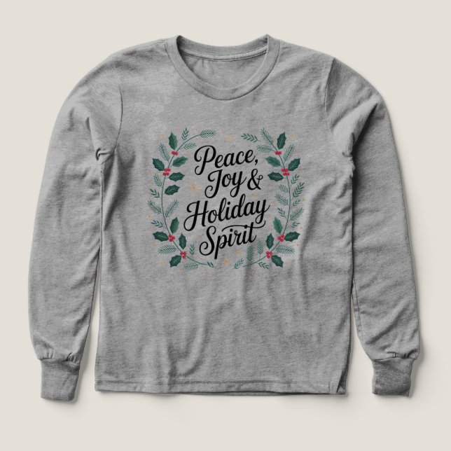 Paz, Alegría y Espíritu Navideño (Diseño frontal)