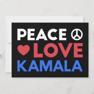 Paz Amar Kamala I - Kamala Harris Por Presidente