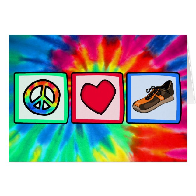 Paz, amor, corriendo (Anverso (Horizontal))