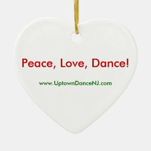 ¡Paz, amor, danza! Ornamento
