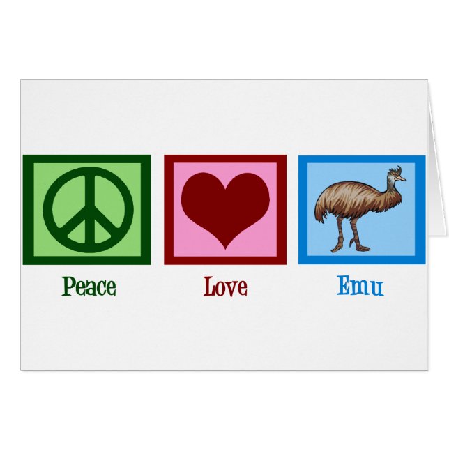 Paz Amor Emú (Anverso (Horizontal))