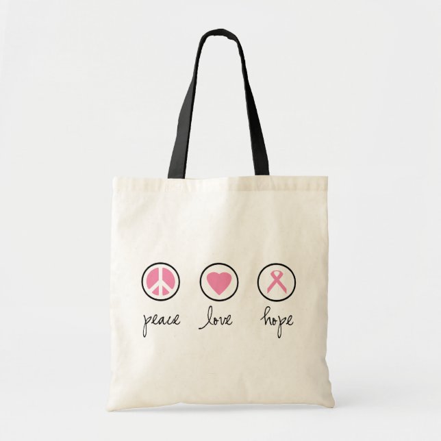 Paz Amor Esperanza Bolsa Ecológica (Frente)