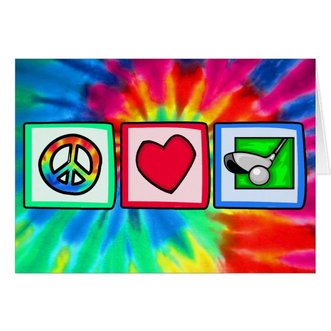 Paz, amor, golf (Anverso (Horizontal))