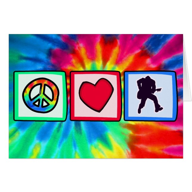 Paz, amor, guitarras (Anverso (Horizontal))
