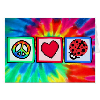 Paz, amor, mariquitas