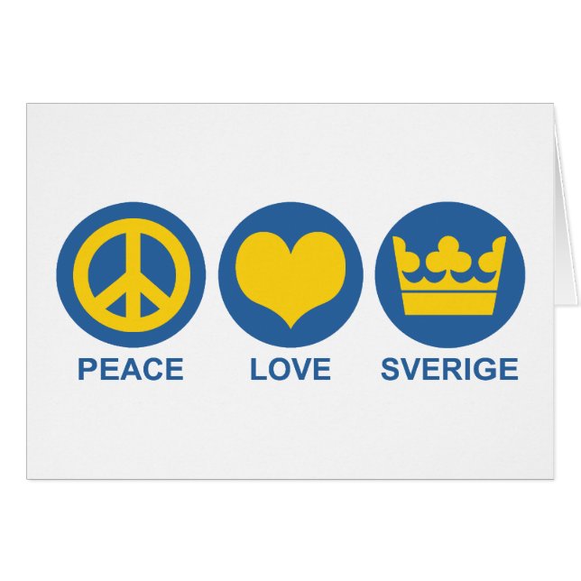 Paz Amor Sverige (Anverso (Horizontal))