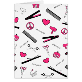 Paz, amor, y accesorios del pelo (rosa)