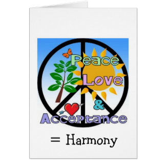Paz, amor, y aceptación