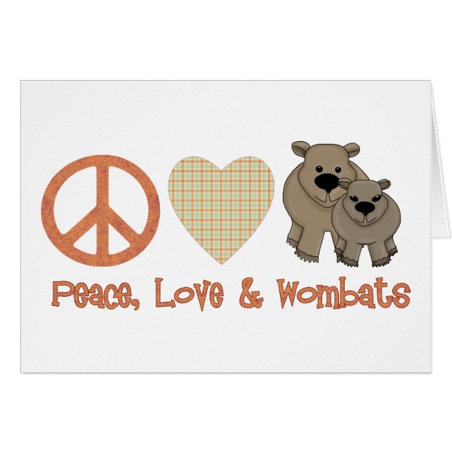 Paz, amor y amplitud; Wombats (Anverso (Horizontal))