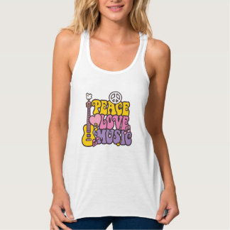 Paz, Amor Y Música Tank Top