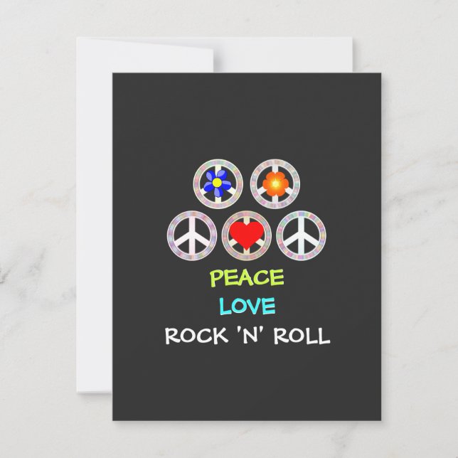 Paz, amor y rock 'n' Roll, (Anverso)
