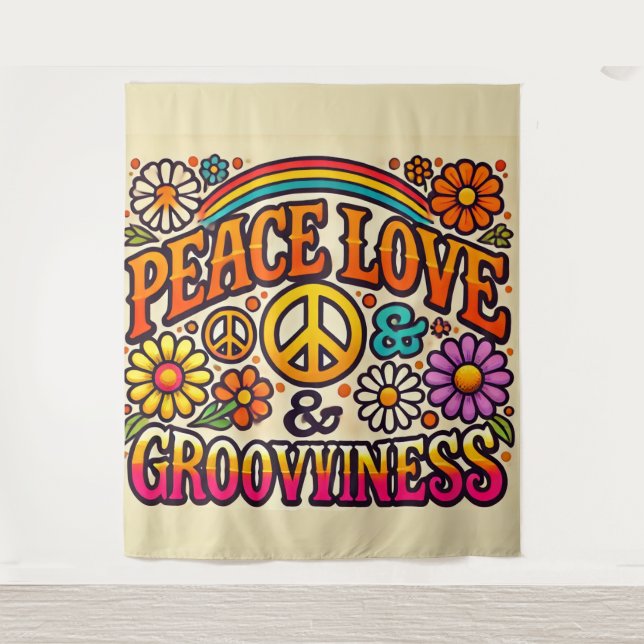 Paz, Amor y Tapiz de Grooviness (Anverso)