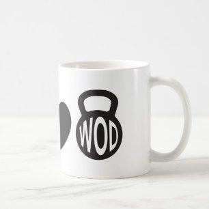 Paz, amor, y taza de WOD"