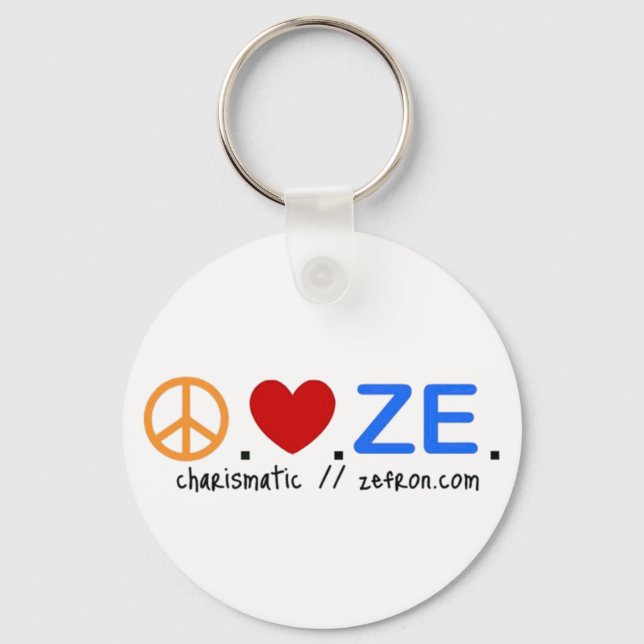 Paz. Amor. ZE. Llavero (Anverso)