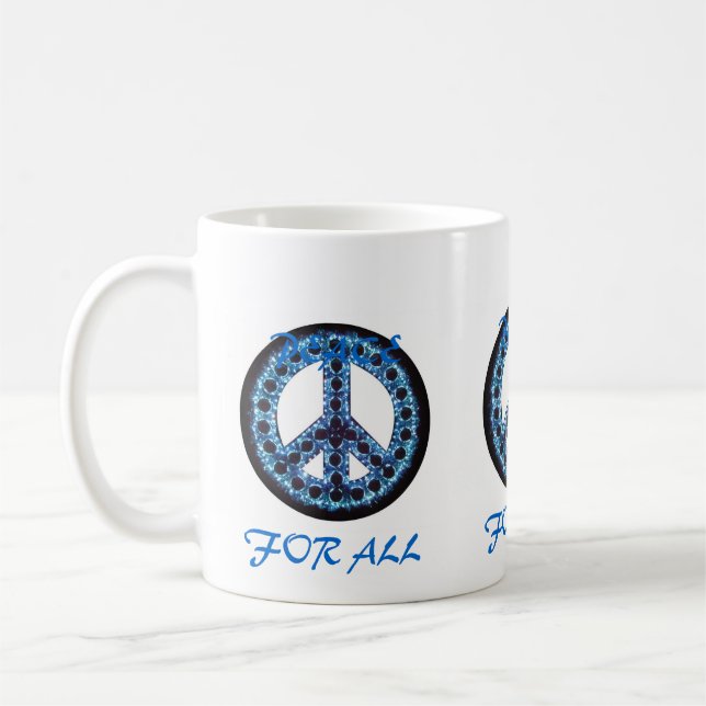 paz azul para toda la taza (Izquierda)