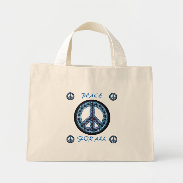 paz azul para todas las bolsas (Frente)