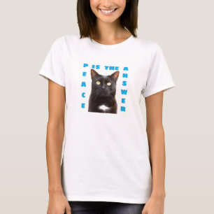 Paz - Camiseta de gato (ligera)