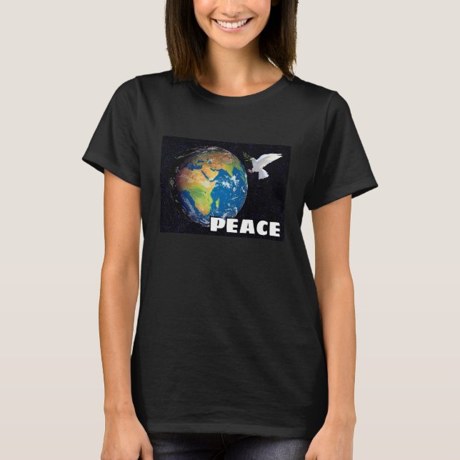 Paz - Camiseta mundial (oscura) (Anverso)