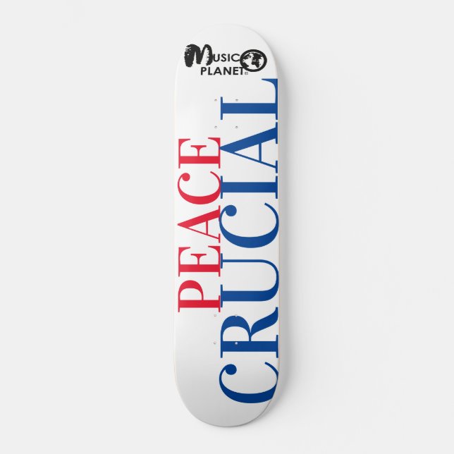 PAZ CRUCIAL Skateboard (Anverso)