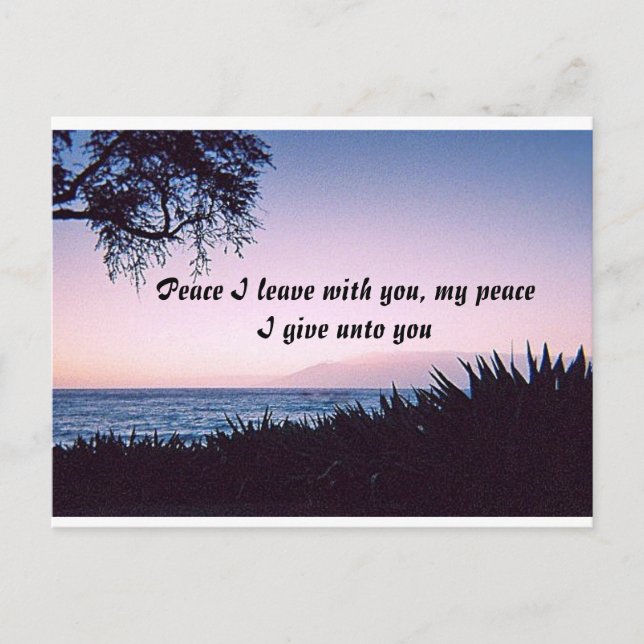 Paz, dejo postal (Anverso)