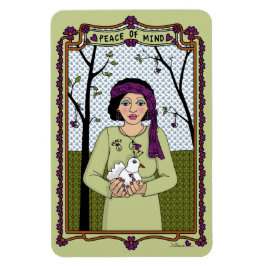 Paz del imán del refrigerador Mind_A_4x6