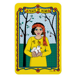 Paz del imán del refrigerador Mind_B_4x6