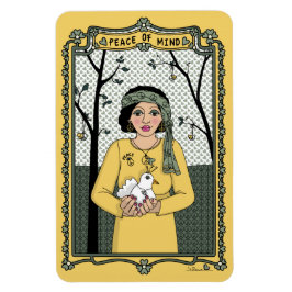 Paz del imán del refrigerador Mind_C_4x6