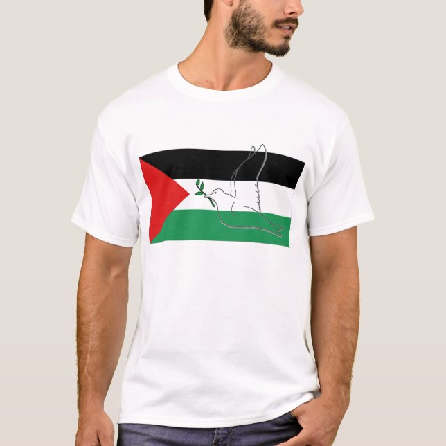 PAZ EN LA CAMISETA DE PALESTINA - (Anverso)