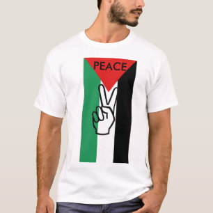 PAZ EN LA CAMISETA DE PALESTINA