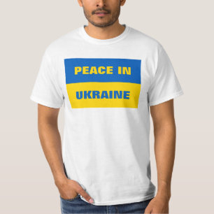 PAZ EN LA Camiseta DE UCRANIA