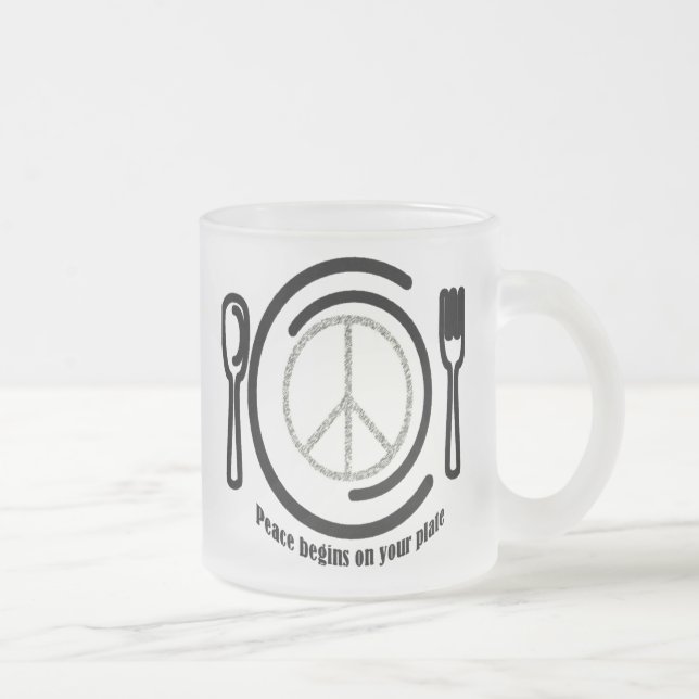 Paz en la taza de la placa (Derecha)