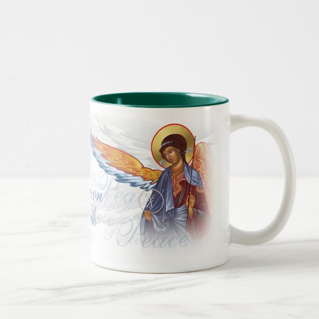 Paz en la taza de los ángeles de la tierra (Derecha)