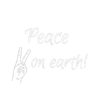 ¡Paz en la tierra! Camiseta