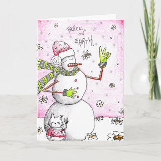 Paz en la tierra - tarjeta para una causa