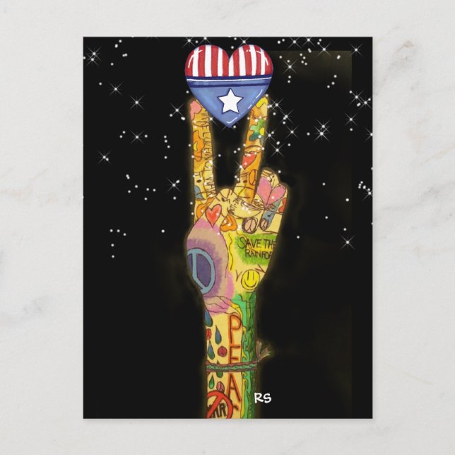 Paz, Fiesta, Victoria Invitación de Estados Unidos (Anverso)