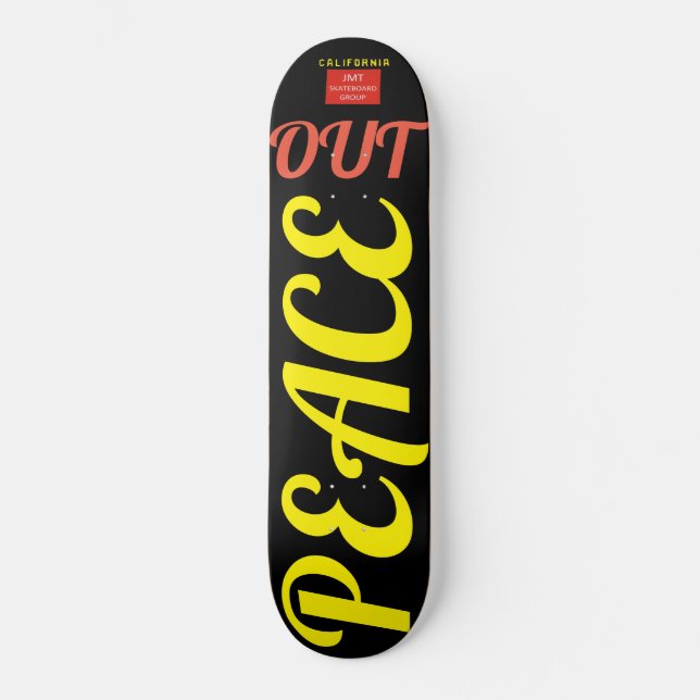 PAZ  FUERA  Skateboard (Anverso)