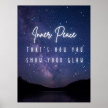 Paz interior - Impresión Motivadora Starry Glow