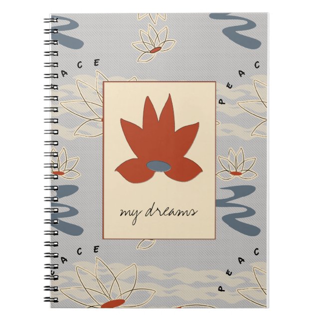 Paz LOTUS mi cuaderno del diario de los sueños (Frente)