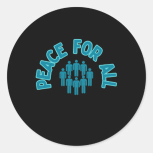 Paz Para Todos Pegatinas Pegatina De Paz Un Mundo