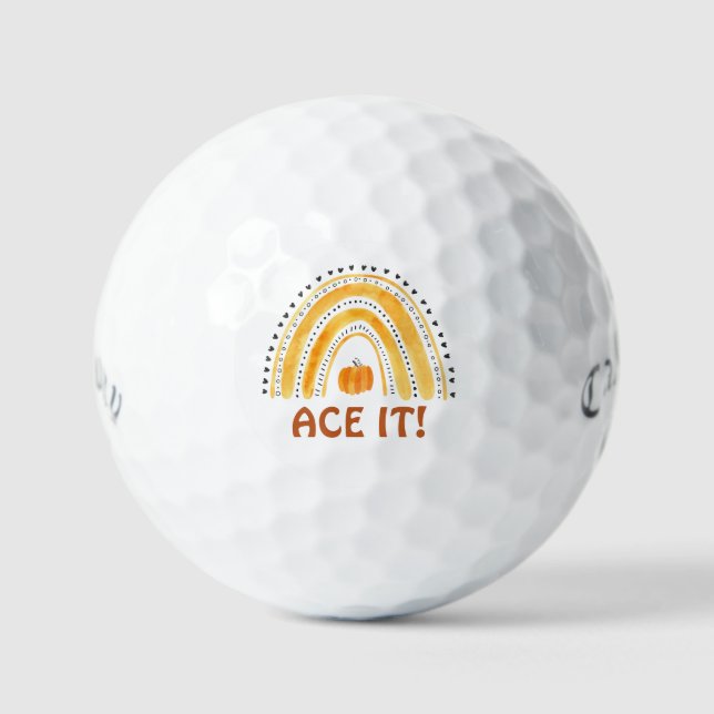 "¡PAZ!" Pelota de golf personalizada (Anverso)