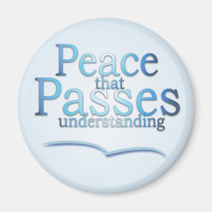 Paz que pasa el imán de comprensión
