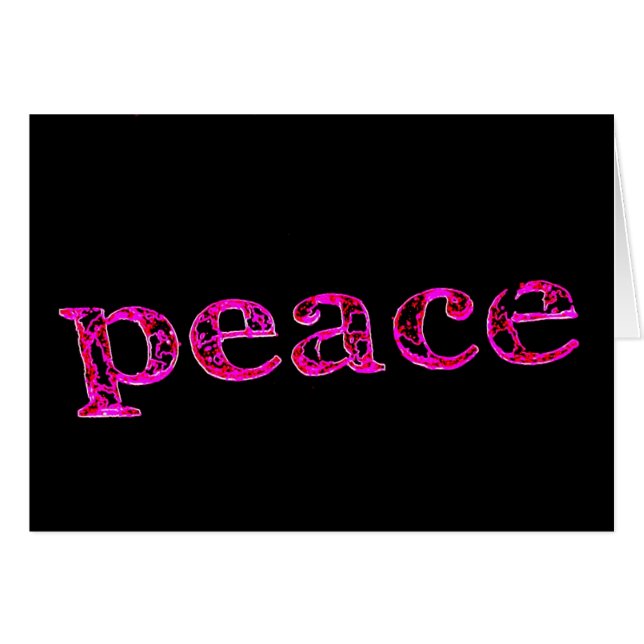 paz rosa en negro (Anverso (Horizontal))