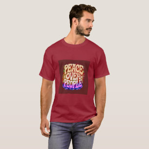 Paz sobre la gente Camiseta de lujo para la salu