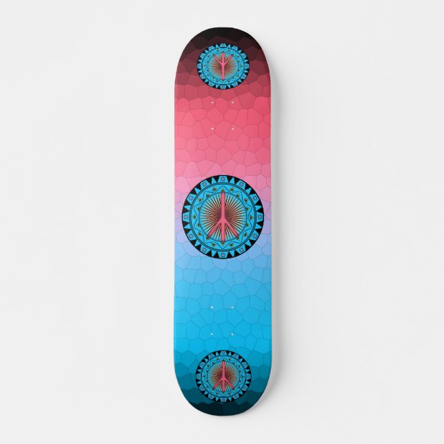 Paz ~ Sun Skateboard Decks (Anverso )
