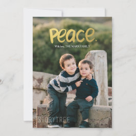 Paz | Tarjeta fotográfica de vacaciones