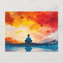"paz" Tarjeta postal de la Escritura de Isaías 26: