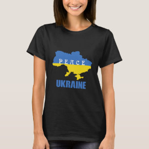 Paz Ucrania - Apoya la camiseta de paz y amor