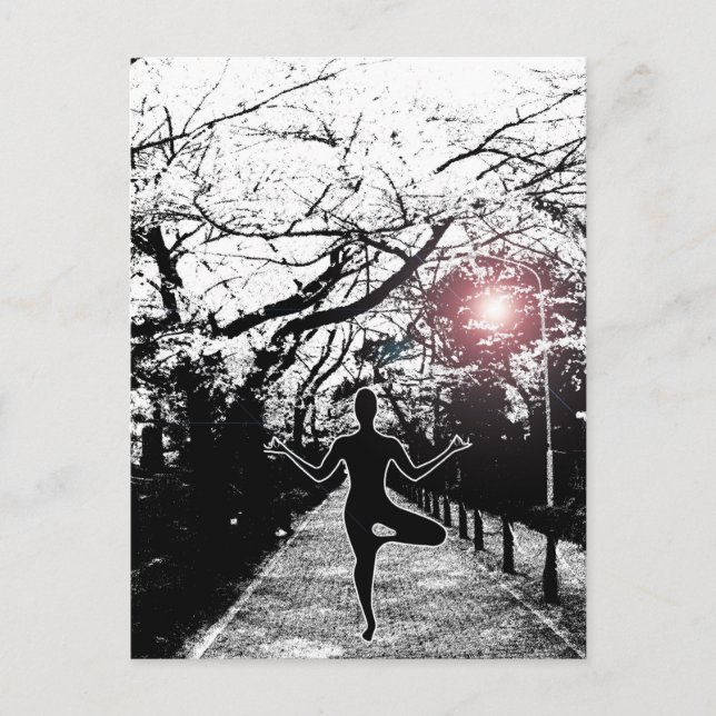 Paz y equilibrio - Postales de yoga (Anverso)